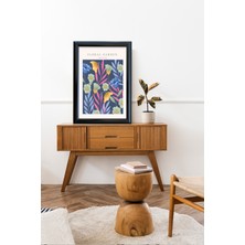 Sun Art Design Floral Garden Çerçeveli Camlı  Tablo 23.5 x 33,5