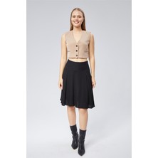 Dantel Korsajlı Etek