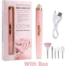 Gaman Şarjlı Işıklı Manikür & Pedikür Set Rose Gold 5 Başlıklı