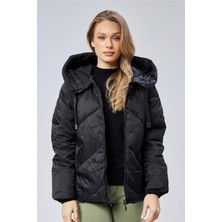 Puffer Büyük Kapşonlu Mont
