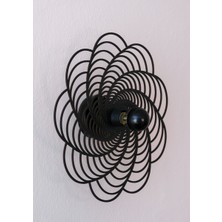 "harmoni Spirali" 2m Anahtarlı Dekoratif Desenli Gölge Aplik