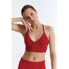 Ed 4486-05 Sporcu Sütyen Koyu Kırmızı