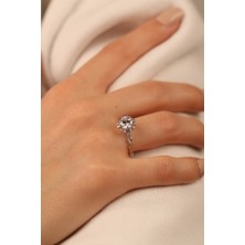 ÇGK KUYUMCULUK Sevgililer Günü Özel Tektaş Altın Yüzük CGKYZK0311