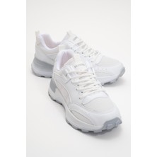 Ccway Kadın Spor Ayakkabı Beyaz Gri