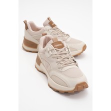 Ccway Kadın Spor Ayakkabı Bej Taba