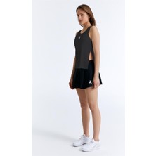 ED7741-06 Camilia Dry-Touch Askılı Kadın Tenis Atleti Siyah , Padel , Koşu  , Fitness