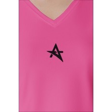 Ed 2313-03 Helen Dry-Touch Sporcu Kadın Üst Barbie Pembe , Tenis , Koşu , Pilates , Yoga , Fitness