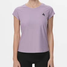 Ed 2453 Emily Likralı Petek Dry-Touch Sporcu Kadın Üst Lila
