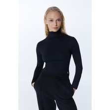 IXAURA Ed 2328-01 Kim Turtleneck Soft Touch Body Siyah