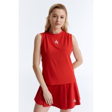 ED7753-04 Easy Dry-Touch Kolsuz Kadın Tenis Atleti , Kırmızı