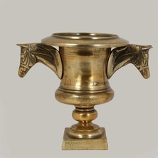 Vitale Metal Gold Atlı Vazo 24*37*31 cm