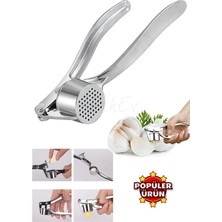 Nishev Paslanmaz Çelik Sarımsak Ezici Universal Hazneli Pratik Sarımsak Ezeceği