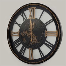 Vitale Metal Çarklı Duvar Saati 120*120*8 cm