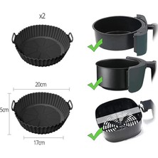2'li Silikon Airfryer Pişirme Kalıbı