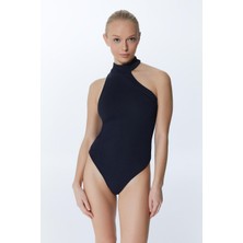 Ed 2336-01 Ash Tek Omuz Çıtçıtlı Sporcu Body Siyah