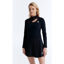 Ed 7787-02 Gigi Çıtçıtlı Body Siyah