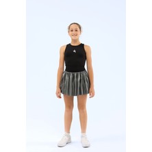IXAURA Ed 2343-17 Barty Dry-Touch Crop Kolsuz Kız Çocuk Üstü Siyah