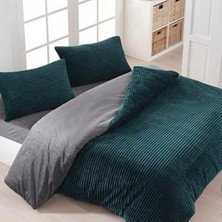 Merinos Tek Kişilik Fitilli Peluş Nevresim Takımı