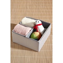 Gri Çizgili Çekmece Içi Organızer Set - DDLC-177