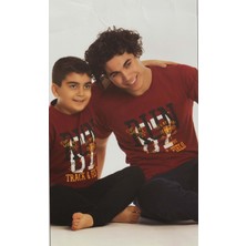 Mnk Baby & Kids Erkek Çocuk Kısa Kol , Uzun Pantolonlu Penye Pijama Takım M00679