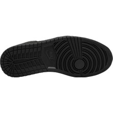 Nike Air Jordan 1 Low Leather Sneaker  Deri Erkek Günlük Spor Ayakkabı Siyah
