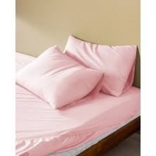 Madame Coco Manon King Size %100 Pamuk Ranforce Lastikli Çarşaf Takımı - Pudra