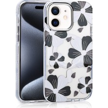 Five-E Apple iPhone 11 Magsafe Sarj Özellikli Darbelere Dayanıklı Naturally Flower Pattern Kapak Kılıf