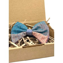 Kravatkolik Çok Renkli Kum Desen Patchwork Papyon P1919