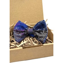 Kravatkolik Çok Renkli Motif Desen Patchwork Papyon P1926