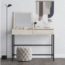 DECORMET DECORMET LİNDA MAKYAJ MASASI TRAVERTİNE
