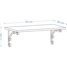 DECORMET DECORMET ÇOK AMAÇLI RAF SETİ BRG1515 BEYAZ BEYAZ