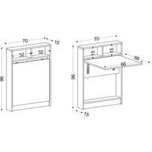 DECORMET DECORMET Bracked Katlanır Çok Amaçlı Masa