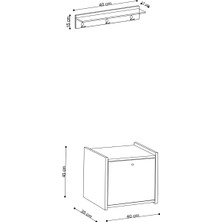 DECORMET DECORMET TİNKY PUFLU AYAKKABILIK SAFİR MEŞE