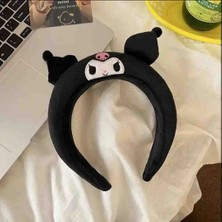 Opulent Accessories Kuromi Taç , Sevimli Karikatür Saç Bandı, Yumuşak Peluş Kuromi Taç Toka,kızlar Için Sevimli Saç Stil