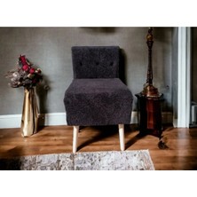 Beylerbeyi Rahat Oturum Alanlı Retro Gürgen Ahşap Ayaklı Beyaz Welsoft Kumaş Puf Bench Sandalye Tabure