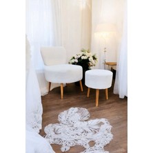 Beylerbeyi Çay Seti Tekli Koltuk Berjer ve Puf Takımı (Salon, Balkon, Ofis) 2 Li Takım