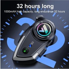 Kask Bluetooth Kulaklık PR80 Bluetooth Motosiklet Kulaklık 5.3 Motosiklet Kulaklık