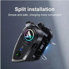 Kask Bluetooth Kulaklık PR80 Bluetooth Motosiklet Kulaklık 5.3 Motosiklet Kulaklık