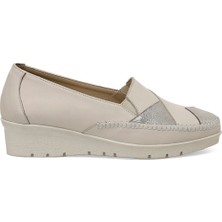 Polaris 5 Nokta 105437.Z5FX Bej Kadın Dolgu Ayakkabı