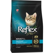 Plus Somonlu Kısırlaştırılmış Yetişkin Kedi Maması 1,5kg