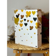 Rabsev Fotoğraf Albümü 10x15cm 200 Fotoğraf Kapasiteli Renkli Love You Desenli Anı Albümü