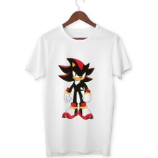 Alpşan Ticaret Siyah Sonic Tişört Sonic Baskılı T-Shirt