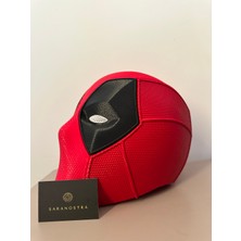 Saranostra Deadpool Maske Giyilebilir Mıknatıslı Deadpool Maskesi
