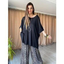 Store By Dilara Basic Oversize Viskon Tunik