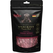 Reflex Snackies Natural Pancarlı Ördek Göğsü Tahılsız Köpek Ödül Maması 80 gr