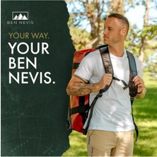 Ben Nevis 3'ü 1 Arada Tekerlekli El Çantası, Sırt Çantası ve Bavul Tipi Çanta, Çok Fonksiyonlu Çanta 80L, Kamp