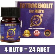 Estrogenolit Erkekler Için Gıda Takviyesi (4 Kutu - 24 Adet)