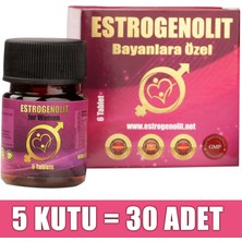 Estrogenolit Bayanlar Için Gıda Takviyesi (5 Kutu - 30 Adet)