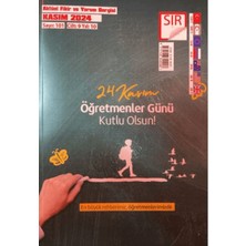 Sır Aktüel Fikir ve Yorum Dergisi (Sayı: 101 Kasım 2024)