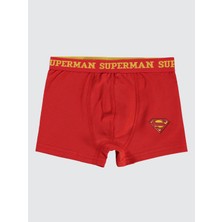 Süperman Erkek Çocuk 3'lü Boxer Set 2-10 Yaş Sarı
